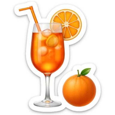 aperol spritz with text sticker