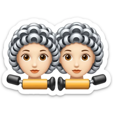 curlers sticker