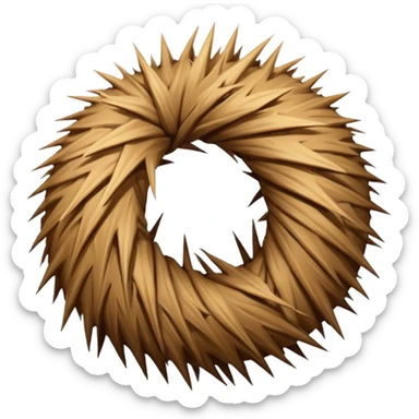 tumbleweed going from left to right sticker