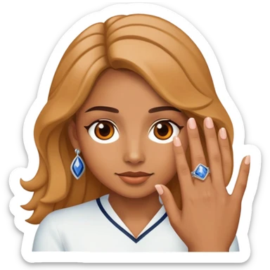 Finger in Virginia  sticker