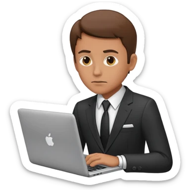 meeting call laptop sticker