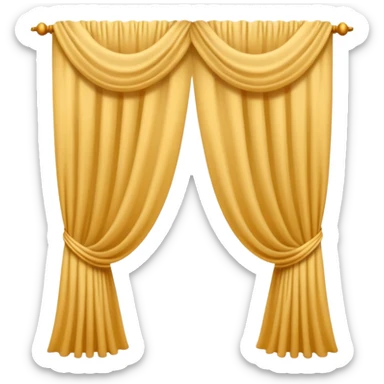 house Curtain sticker