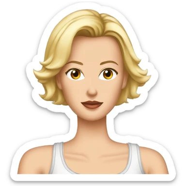 Charlize Theron in tanktop sticker