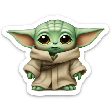 baby Yoda sticker