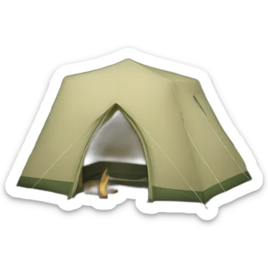 scouting campsite sticker