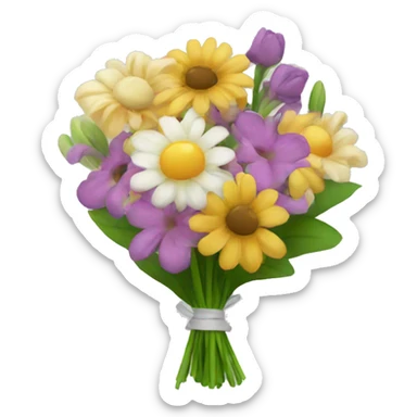 Flower boquet sticker