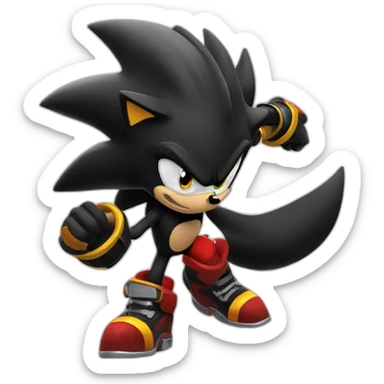 “Shadow the Hedgehog” sticker