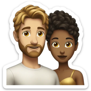 Eve and Adam sticker