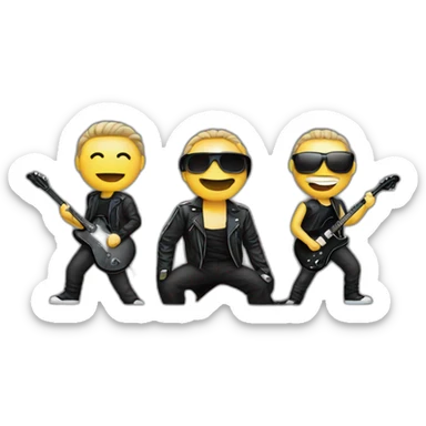 U2 on stage sticker