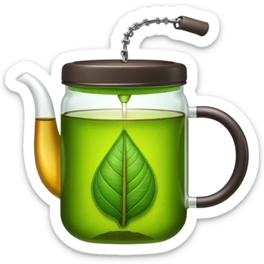 energy tea with a zipper sticker