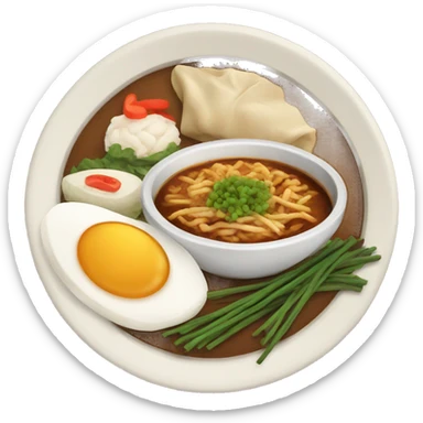 Korean food sticker