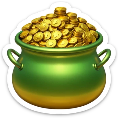 pot of gold sticker