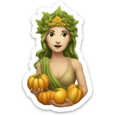 Harvest Goddess Demeter  sticker