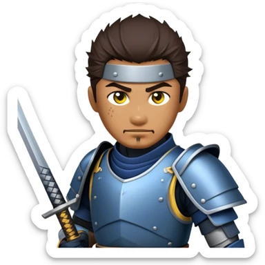 Samurai Defender sticker