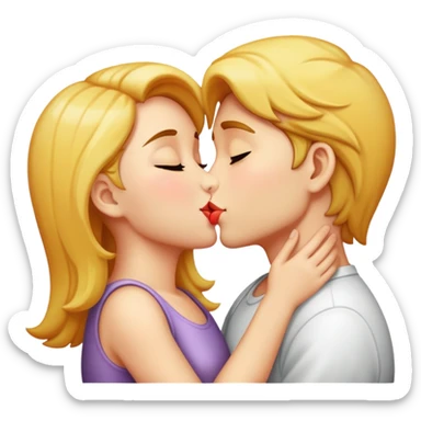 Kiss sticker