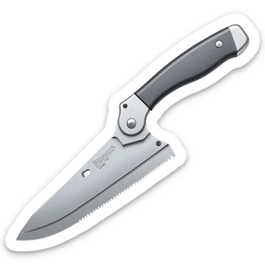 Box cutter utility knife with extended blade, sharp and precise cutting tool sticker