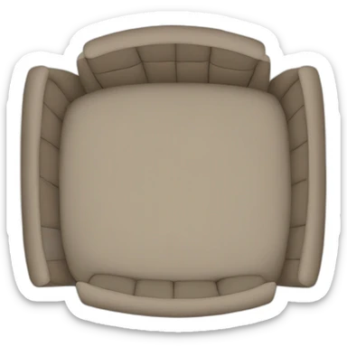 furniture top view sticker