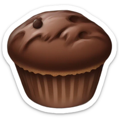 chocolate muffin sticker