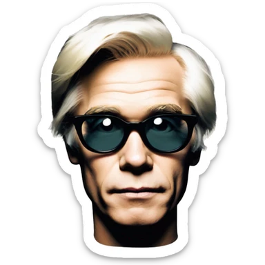 Andy Warhol pop art sticker