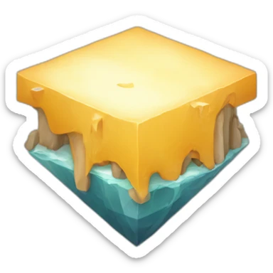 Diente vista isométrica  sticker