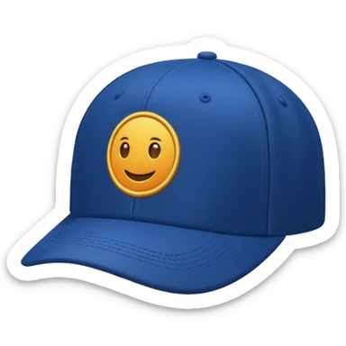 Blue cap with MASA sticker