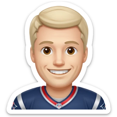 Patriots man emoji sticker