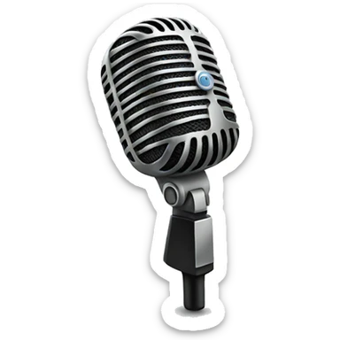 Microphone sticker
