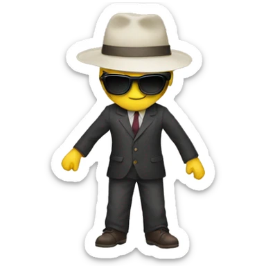 Invisible man sticker