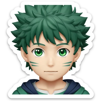 Izuku midoriya sticker