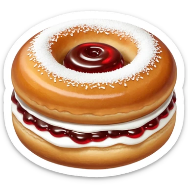 Sufganiyah Jelly doughnut sticker