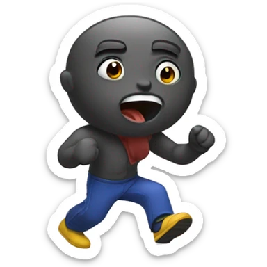 Mono sacando la lengua sticker