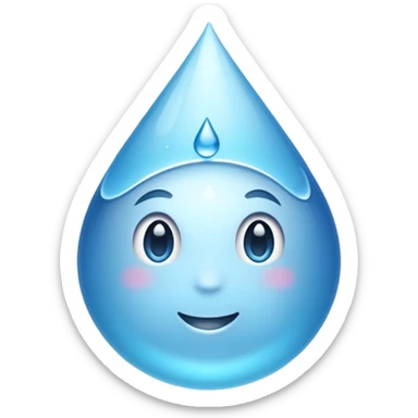 water with no face sticker