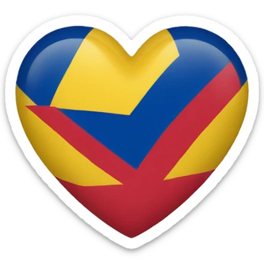 colombia heart sticker
