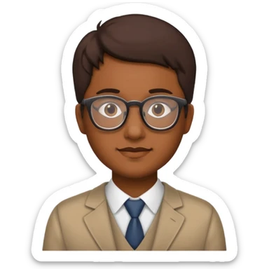 Caca avc des lunette sticker