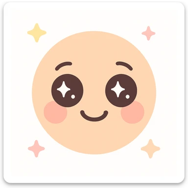 sexy, hot, goodlooking emoji face, blushing, seductive sticker