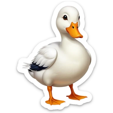 Yürüyen ördek sticker