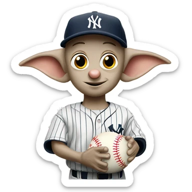 dobby with New York yankees ap sticker