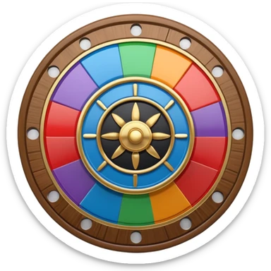 kid friendly roulette wheel spinner sticker