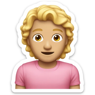 MEGAFONO rosa claro sticker