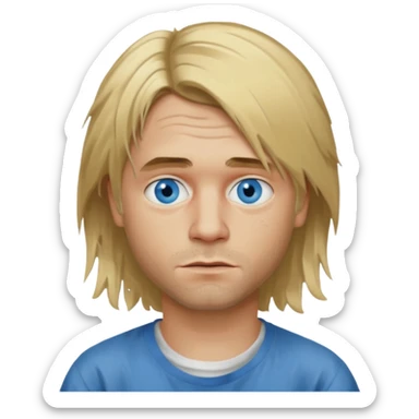 kurt cobain sticker