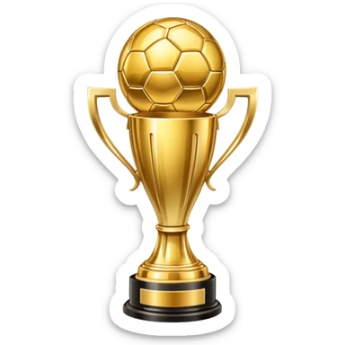 World Cup trophy sticker