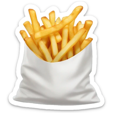 Skibidi Gyatt Winter Arc Fries in the bag Those who know still water sticker