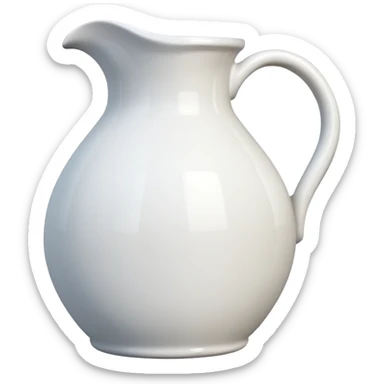 ceramic water jug pitcher sticker