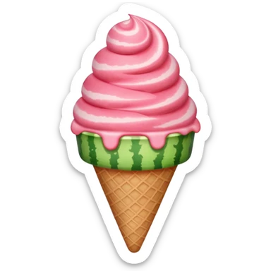Waterlemon Ice Cream sticker