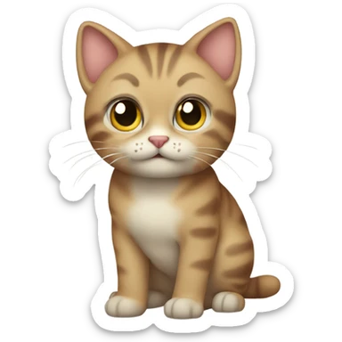 Dear Daniel Kitty sticker