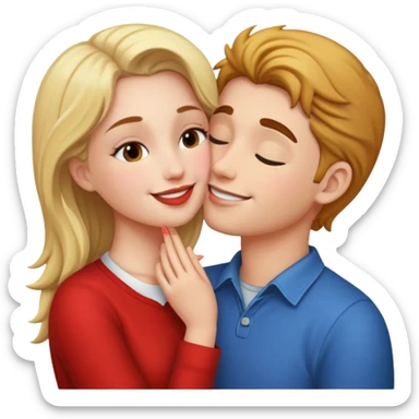 Kiss with love  sticker