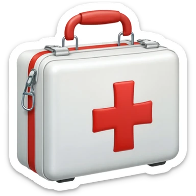first aid kit  sticker