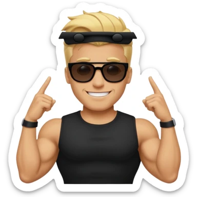 johhny bravo sticker
