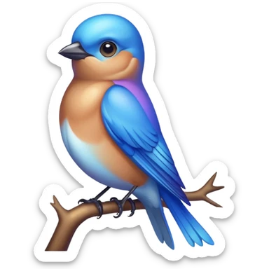 Bluebird sticker