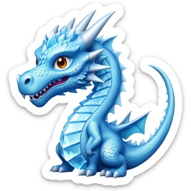ice dragon sticker